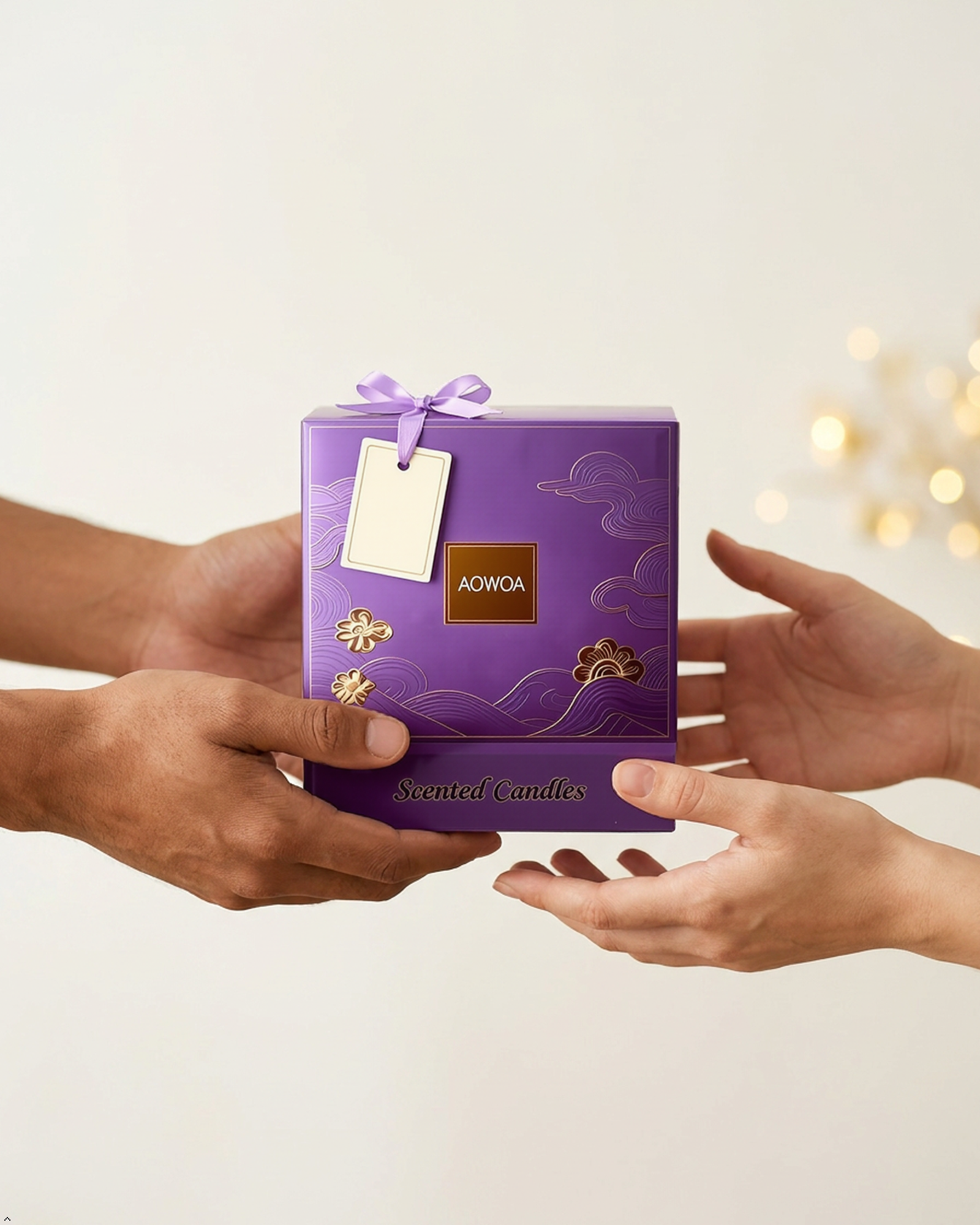 AOWOA Lavender Aroma Candle for Women
