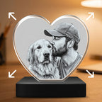 3D MEMORY CRYSTAL™ - TABLETOP - RECTANGLE - VALENTINE'S DAY